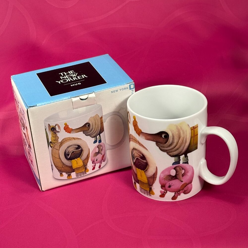 new CONDE NAST The New Yorker animal in the cold coffee mug